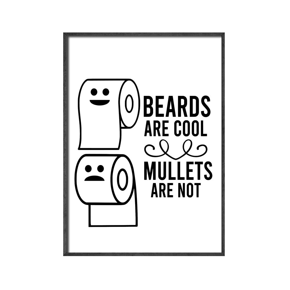 Картина на холсте Смешные знаки для ванной комнаты Плакаты Печать Современные минималистские настенные картины Декор для дома Эстетика