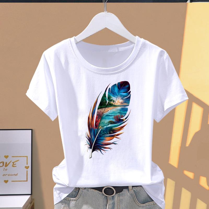 (Азиатский размер) letter trend cute Женские футболки с коротким рукавом Топ T Одежда Принт Мода Женский Повседневный Круглый вырез Графическая футболка