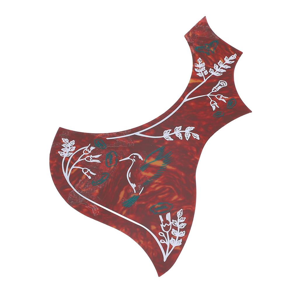 Acoustic Guitar Scratch Plate Decorative Self Adhesive PVC Folk Guitar Pickguard for 40in 41in 42in
