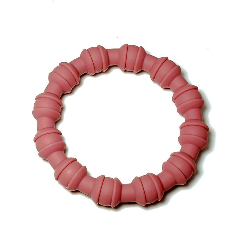 1/9pcs Baby Silicone Teether Children's Bracelet Baby Teething Stick Children's Oral Muscle Trainer Biteable Water Boiler