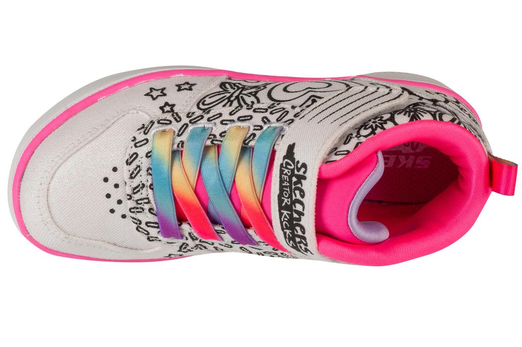 Skechers Sport Court 92 - Color Me Kicks, для девочек белые кроссовки