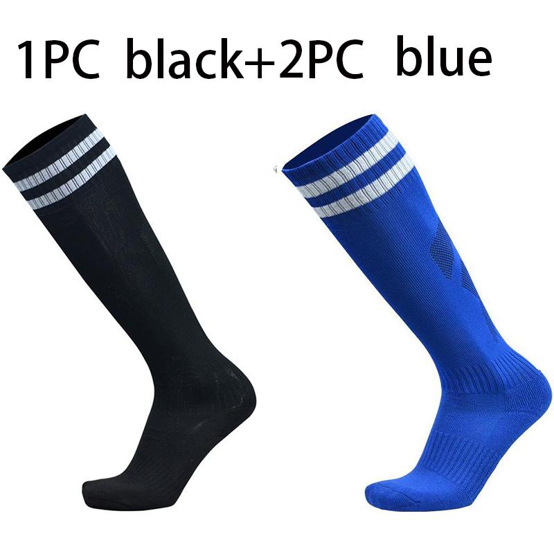 1-3/PCTowel Bottom футбольные носки длинные влагопоглощающие и противоскользящие спортивные носки полосатые детские футбольные носки длиной до колена