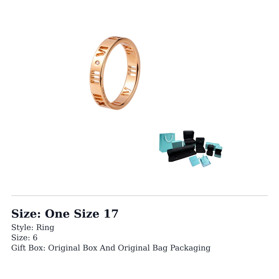TIFFANY & CO. Diamond Rings Unisex 30480597