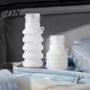 Compact Lotion Containers 50/110ML Collapsible Silicone Travel Bottle for Toiletries, Leak Proof Size Container, Foldable Refillable Shampoo Leakproof