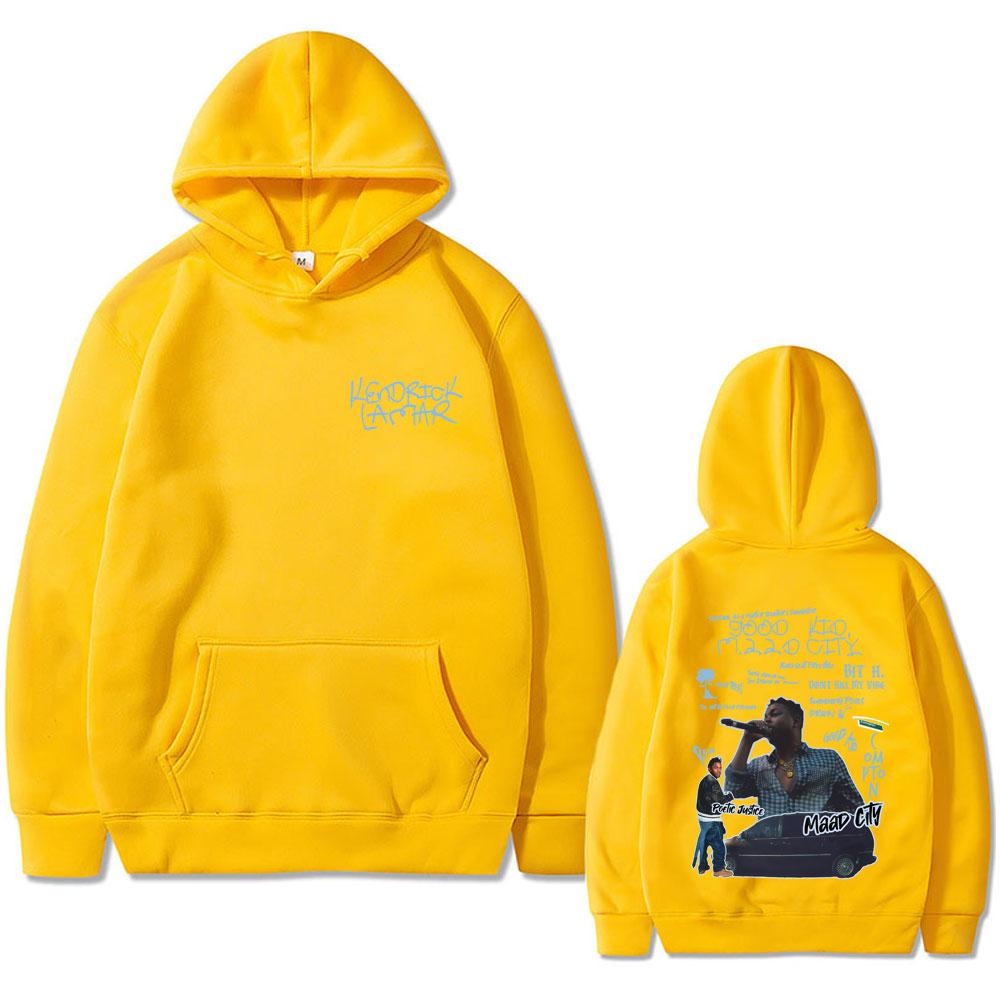 Худи с принтом рэпера Кендрика Ламара Good Kid для мужчин и женщин, модная hip-hop толстовка, унисекс, повседневная, винтажная, оверсайз, пуловер
