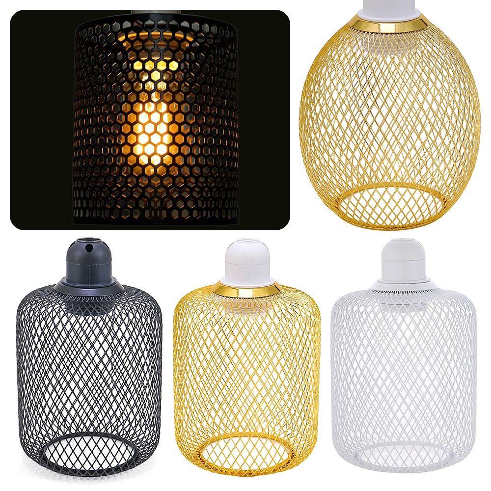 Iron Lighting Fixtures Europe America Style Lampshade Retro Lamp Covers Home Decoration