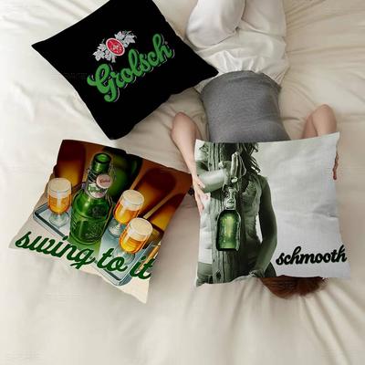 Наволочка для подушки Grolsch Lager Beer для спальни и гостиной, декоративная наволочка для подушки на диван