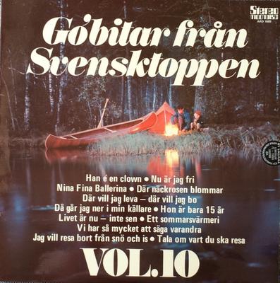 Виниловая пластинка РАЗЛИЧНЫЕ - Go'bitar Från Svensktoppen Vol.10 ARD1685 Moondisc 1975 Швеция Поп Б/у