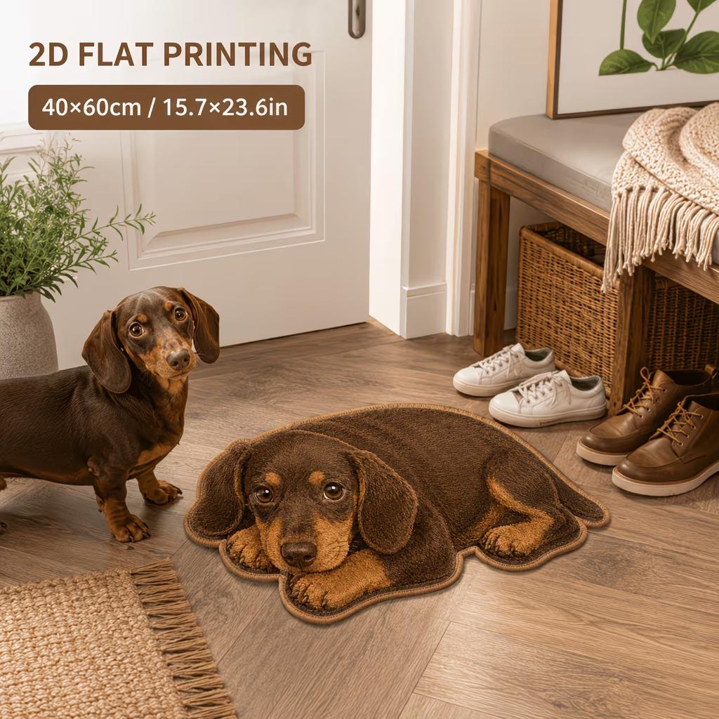 3D Напольный коврик с животными, Напольный коврик для ванной комнаты дома, Быстросохнущий впитывающий воду коврик для ног, Легко моющийся коврик для ванной