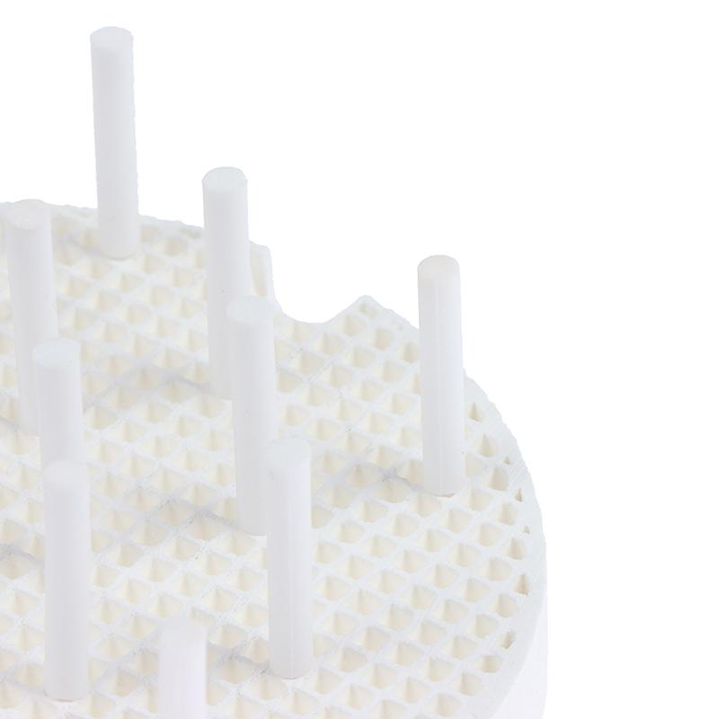 2 шт. стоматологических лабораторных сотовых лотка для обжига с 20 шт. циркониевых штифтов, круглая подставка для лотка