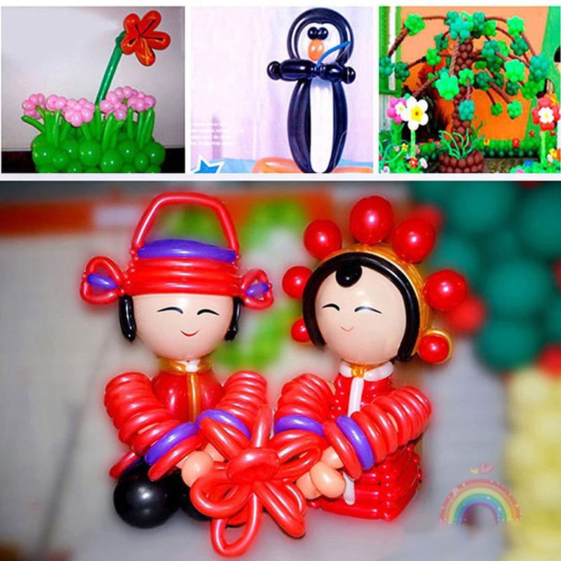 200 шт./компл. разноцветные длинные воздушные шары для создания волшебных воздушных шаров в виде животных, украшений для дня рождения, свадьбы, рождества, праздника, вечеринки