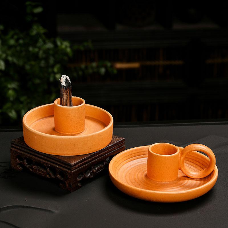 Ceramic Palo Santo Holder Incense Burner For Stick Sage Holder Incense Holder Ash Catcher Tray For Meditation Yoga Room