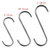 10 шт. крючков S из нержавеющей стали с острым кончиком для посуды, вешалки для одежды и мяса