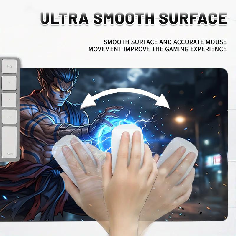 1Pc Superhero Power Burst Gaming Mouse Pad Keyboard Desk Mat Non-slip Rubber Lock Edge Waterproof Computer Mousepad for Office Home Decor S1109