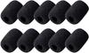 Microphone Set of Intercom Microphone Noise Microphone Replacement Inner Diameter Sponge, 10, Headset, Windshield, Loudspeaker, Prevention, Cover,