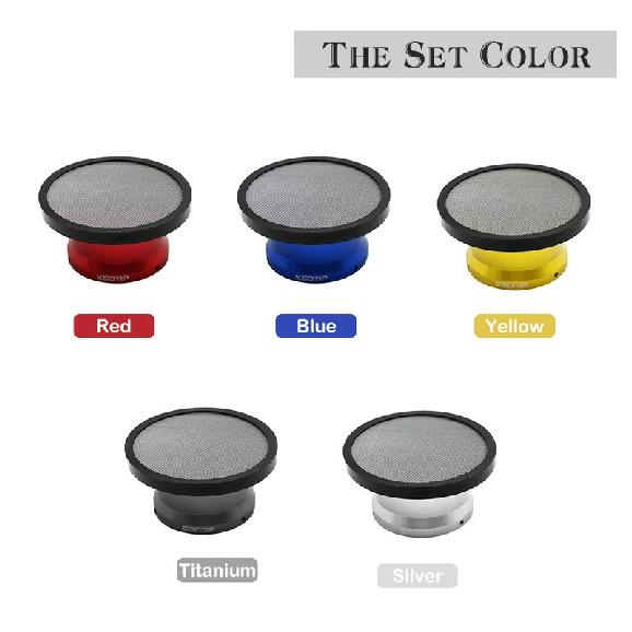 ZSDTRP 63mm Motorcycle Carburetor Air Filter Interface Wind Cup Horn Velocity Stack with Mesh Net for PWM PWK 34 36 38 40 42mm