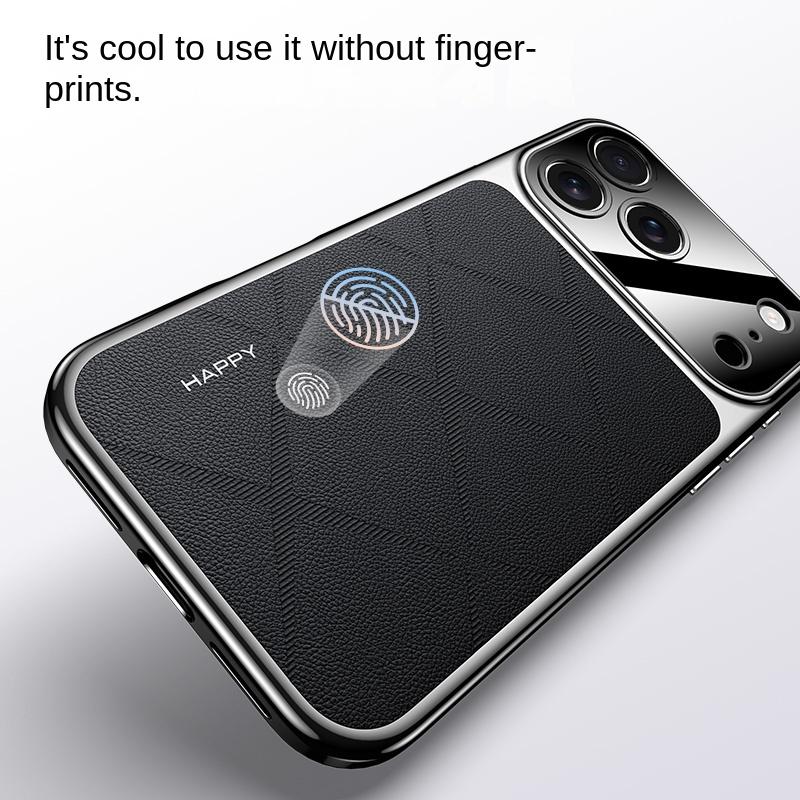 Для Apple iPhone 17 17 Pro 17 ProMax 17 Air Чехол для телефона из веганской кожи со встроенной защитой линз, устойчивый к царапинам и отпечаткам пальцев
