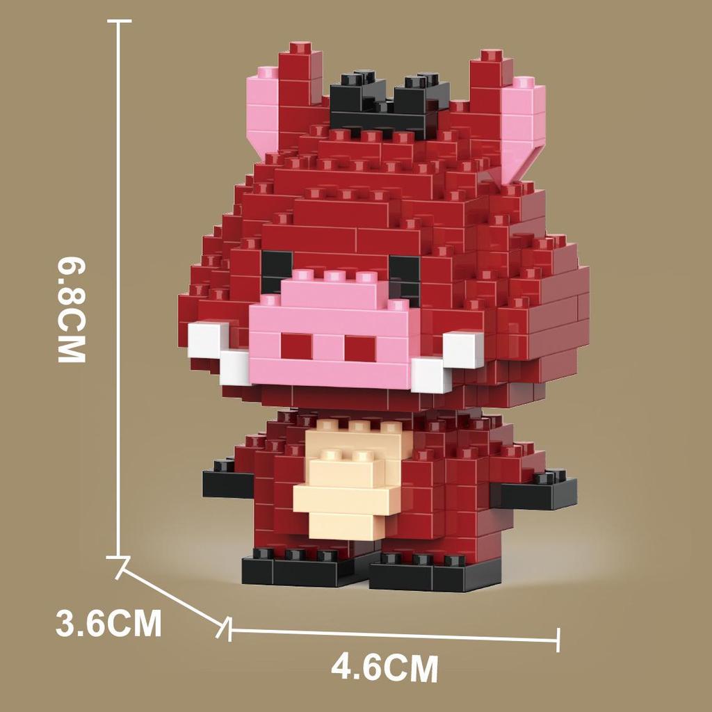 LEGO-Compatible Mini Building Blocks: Cartoon Figurines & Educational Toys