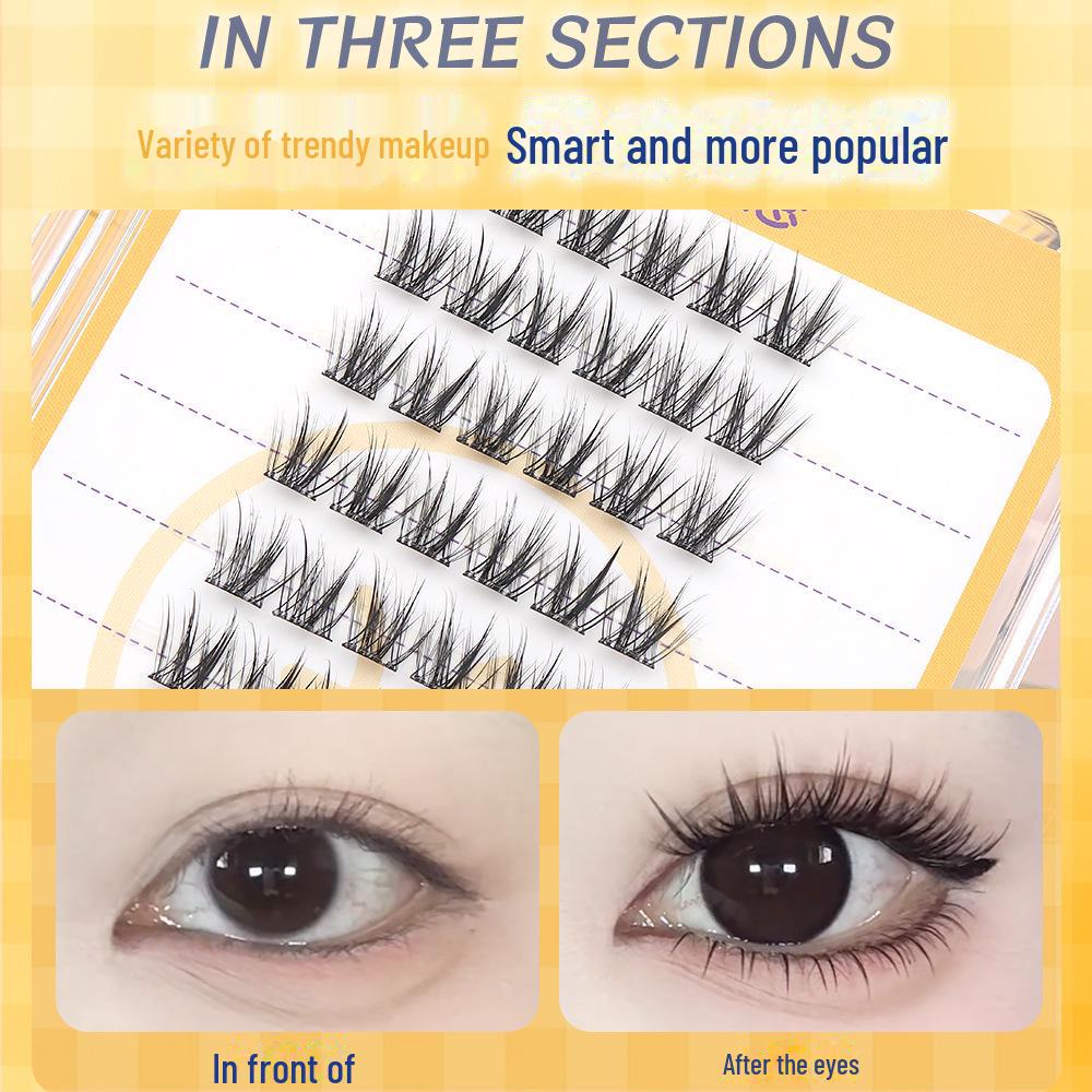 Серия накладных ресниц в стиле лисы и мыши без клея — плоские и девятихвостые дизайны