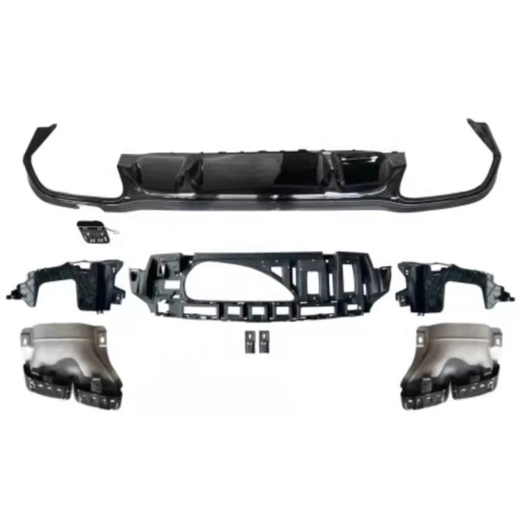 Mercedes-Benz E-Class W213 E53 AMG Rear Diffuser with Tailpipe Holder