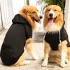Pet Hoodie With Zippered Chest Pocket Small To Large Dogs Cats Winter Warm Clothing