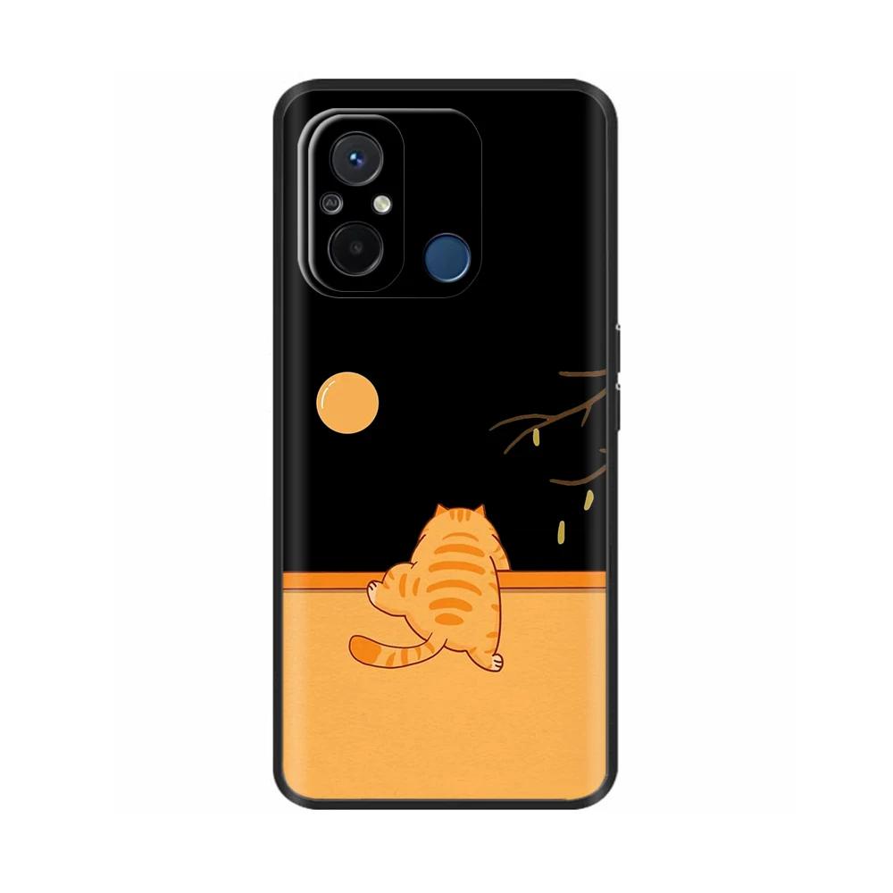 Чехол для Redmi 12C Чехол Redmi12C Мягкий Гладкий Жидкий Силиконовый Мультяшный Чехол для Телефона Для Xiaomi Redmi 12C Чехол 12 C Fundas Coque