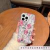 Oil painting butterfly flower apple 15 mobile phone case iphone14promax soft glue 13/12/11 all-inclusive anti-drop XR
