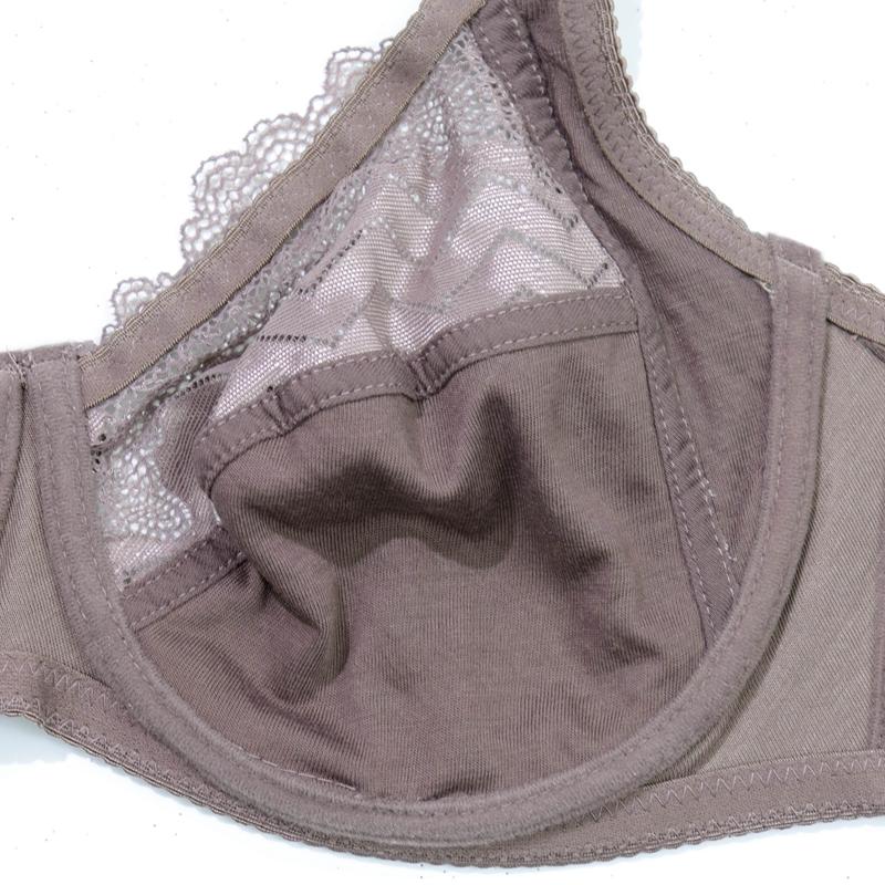 Элегантные бюстгальтеры больших размеров, женские кружевные бюстгальтеры с шевронным узором и бантом, ультратонкий кружевной бюстгальтер на косточках