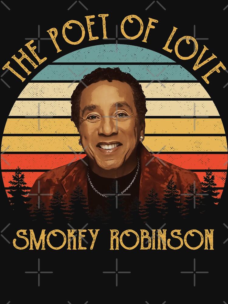 Smokey Robinson Vintage Smokey music Robinson - The Poet Of Love Essential T-Shirt