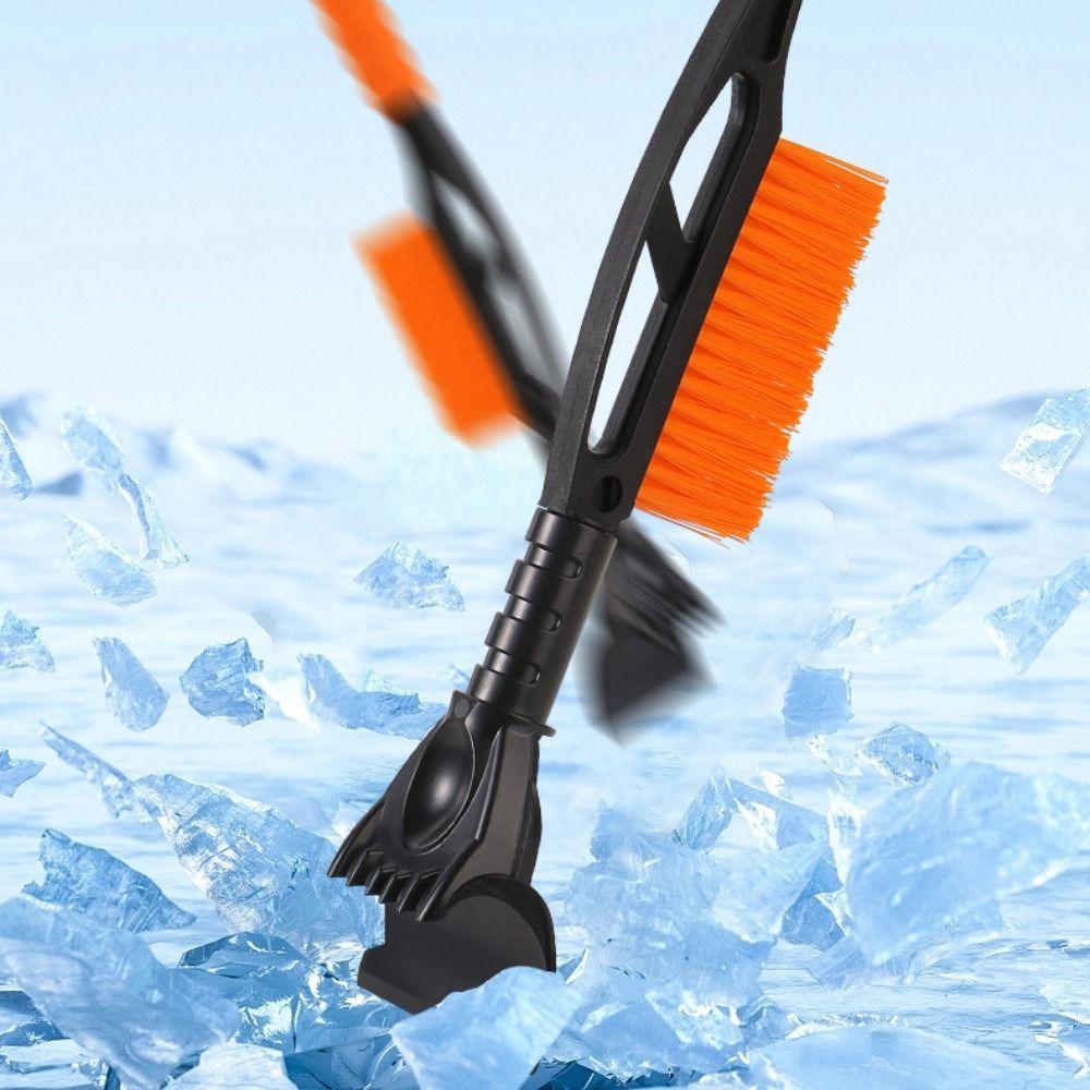 High Efficiency Car Ice Scrape 2 in 1 Car Windows Snow Cleaner Portable Car Snow Brush