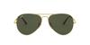 Солнцезащитные очки 0RB3689 AVIATOR METAL II 914731 ЗЕЛЕНЫЙ 62 Ray-Ban G-15