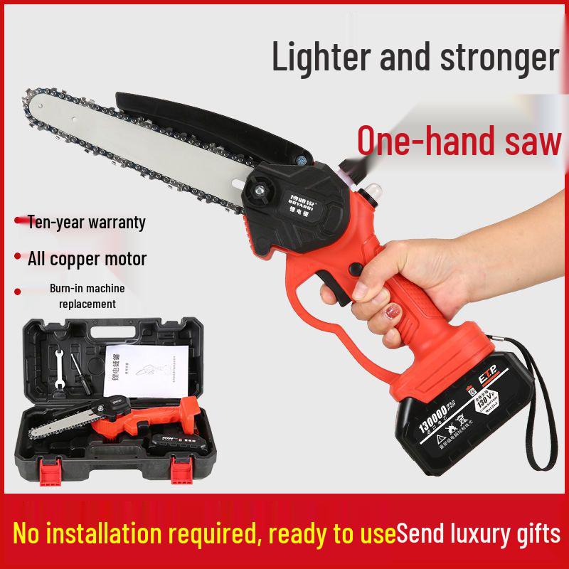 High-Power Lithium Electric Saw for Easy Pruning - Multi-Functional Tree Saw for Middle-Aged and Elderly Users