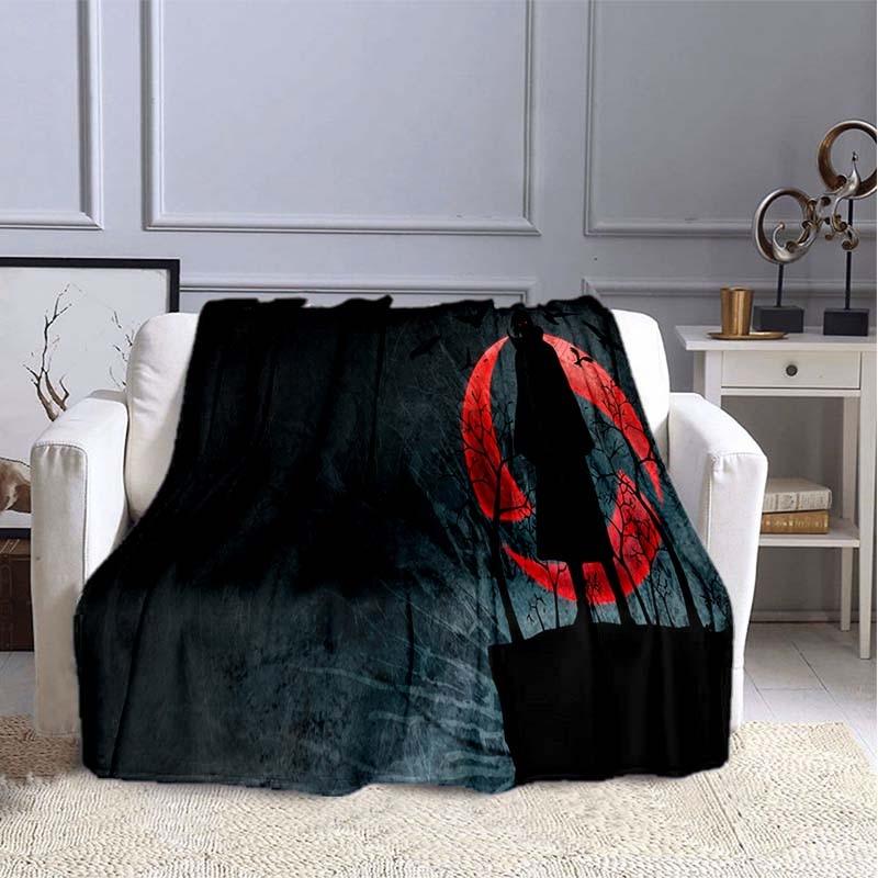 Cartoon Naruto 3D Printed Flannel Blanket for Beds Hiking Picnic Fashionable Bedspread Throw Blanket 30 Styles