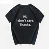 Tokyo Revengers Don't I Care Thanks Letter Funny Tshirt Men Cotton Tops Tee Casual Aesthetic Tshirt Vintage Men Clothes