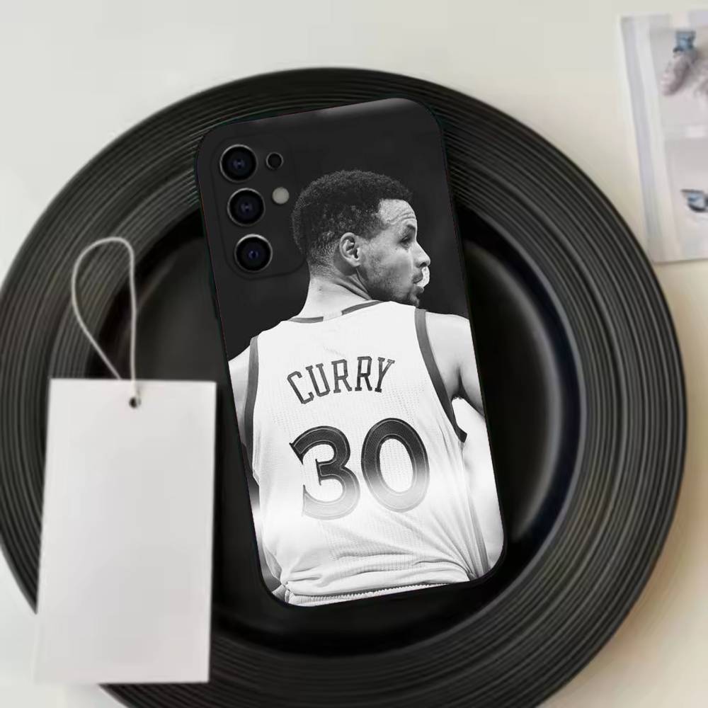 Чехол для телефона Stephen Curry Черный Силиконовый Мягкий Для Samsung S25,S24,S21,S22,S23,S30,Ultra,S20,Plus,Fe,Lite