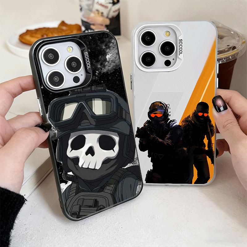 Counter Strike Cs Go Soft Phone Case for iPhone 15 16 17 Pro Max 17Air 16E 14 Plus 13 12 Mini Shockproof Cover Back Shell