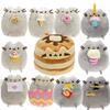 Plush Fat Grey Cat Toy: Sandwich, Ice Cream, Donut, Pizza & Hamburger Themes