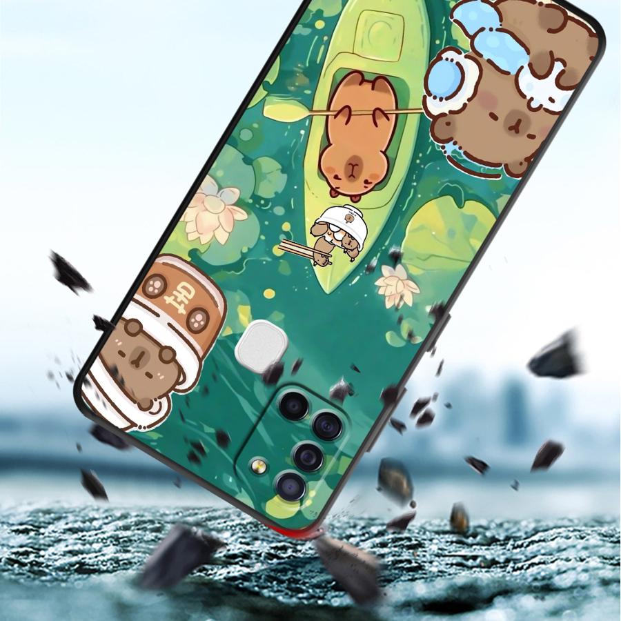 Чехол для Samsung Galaxy A16 A40 A17 A05 A06 A04 A70 A50 A13 A20 A12 A15 Funda Чехол для телефона Милая капибара