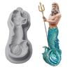 Sea Figure Knife and Fork Fondant Mold Silicone Dry Pace Mold Chocolate DIY Cake Decoration