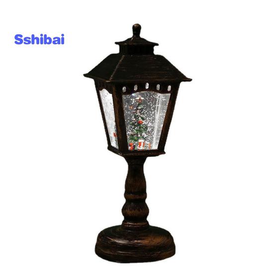 Рождественский снежный шар, свечи, лампа на батарейках, жуткая вращающаяся вода, блестящий снеговик, Рождественская елка, ночник