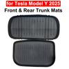Для Tesla Model Y Juniper 2025 Передний багажник Коврик Разделительная планка Задний багажник Водонепроницаемый Защитный коврик TPE Аксессуары ModelY 2026