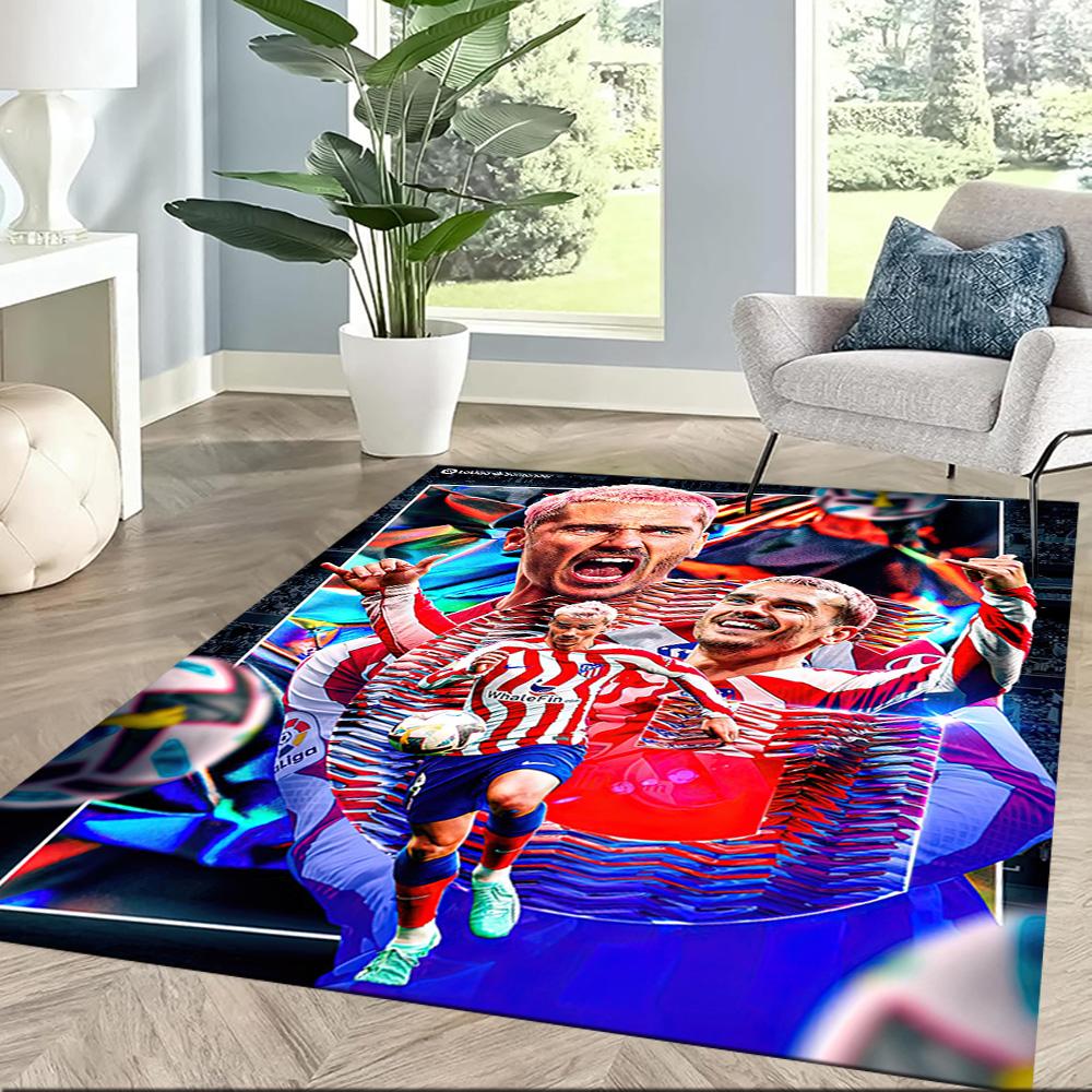 Atletico Madrid Carpet Perfect For Balcony Entryway Living Rooms Bedrooms Antislip Rug Anime Office Decor Birthdaychristmas Gift