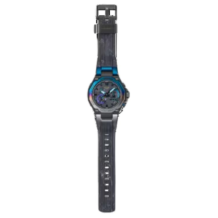 Casio MTG B2000 Водонепроницаемые до 200 м Солнечный Кварцевый Механизм Ремешок из Смолы Часы Мужские Часы Черный Циферблат MTG-B2000YST-1AJR