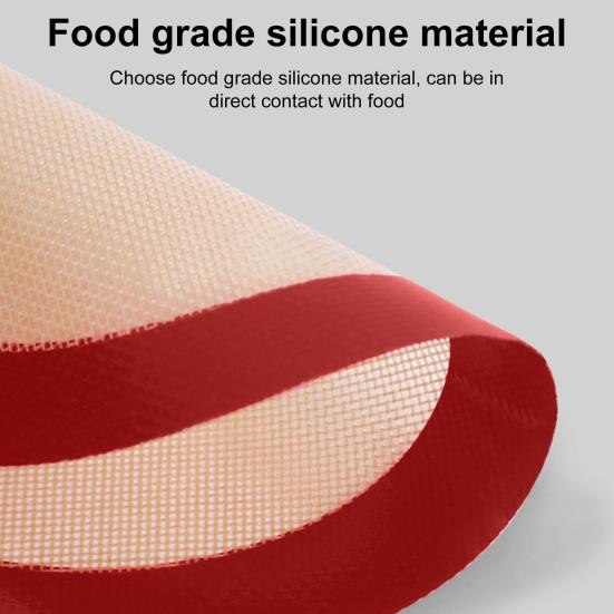 Silicone Baking Mat Non-Stick Reusable Baking Sheet for Oven Food-Grade Silicone Mats for Baking Cookies Macarons Bread