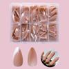 Французский накладной ноготь накладной дизайн ногтей средний и длинный съемный 360 шт. пилинг для ногтей