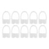10pcs Dental Night Guard Rubber Athletic Protection Mouth Clenching Guard for Grinding Teeth