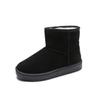 Snow Boots Women  New Fashion All -Match Short Tube Cotton Shoes Winter Warmth And Velvet Thick Bread Shoes