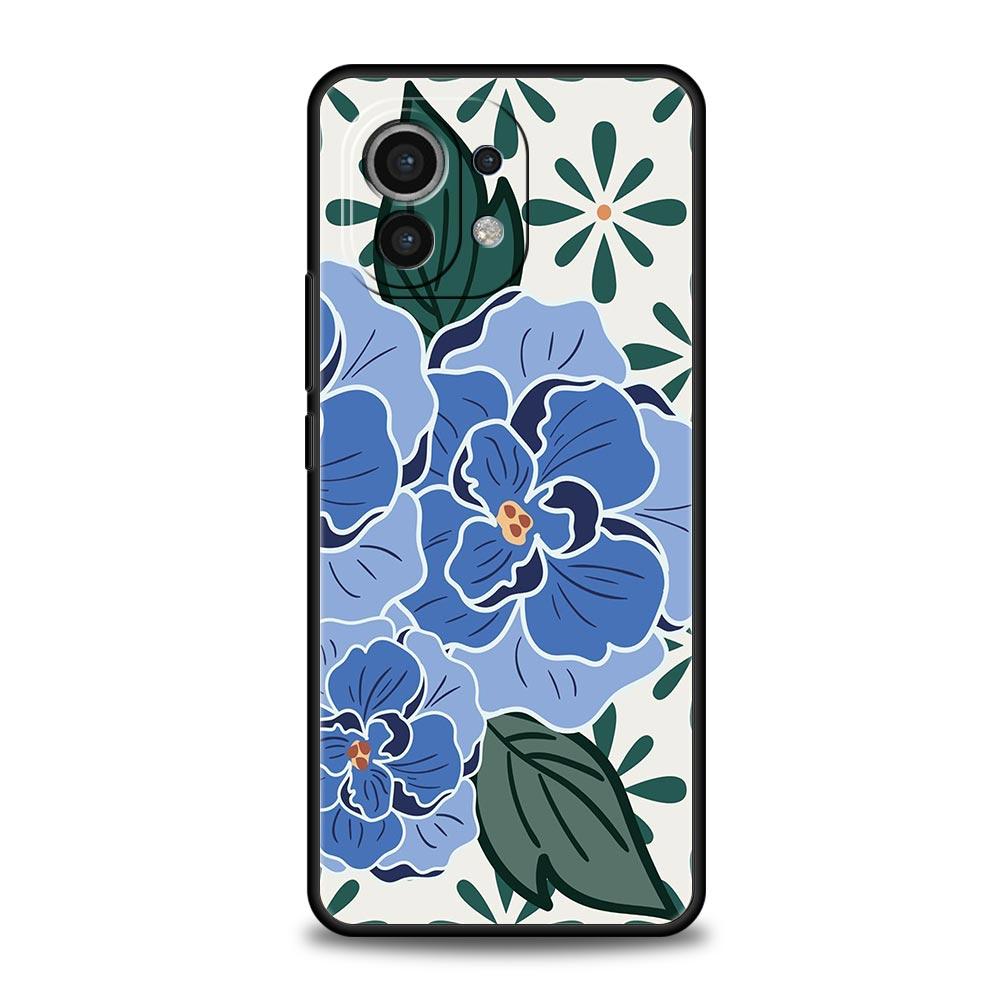 Чехол для телефона для Xiaomi Mi 15 14 14T 13T 12T Pro 12 13 11 Lite 5G 11T X6 X5 Pro Мягкий ТПУ чехол Абстрактный Цветочный рынок