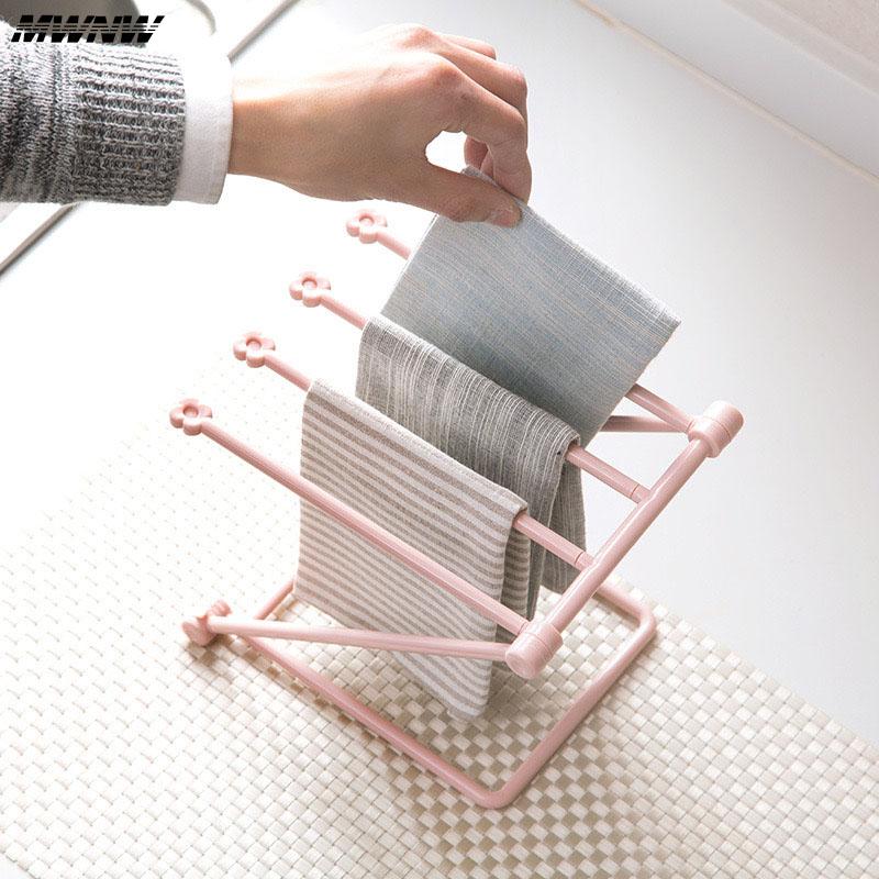 Настольный складной вертикальный держатель для полотенец для мытья посуды, держатель для бутылочек для кормления, держатель для тряпок, полка для хранения кухонных принадлежностей, гаджетов