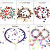6000 Pieces Clay Bead Set, Soft Pottery Segment Beaded Diy Handmade Bracelet Necklace Jewelry Bohemian Style